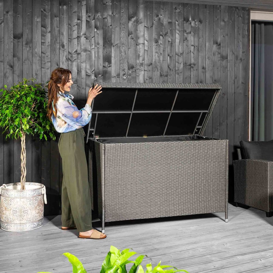 Skrzynia ogrodowa rattanowa 146 - 8
