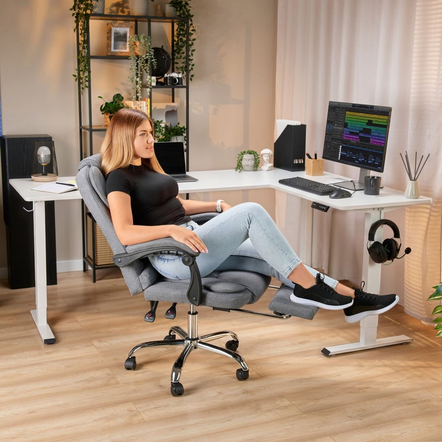 Biurko narożne regulowane (ZW-S - 2