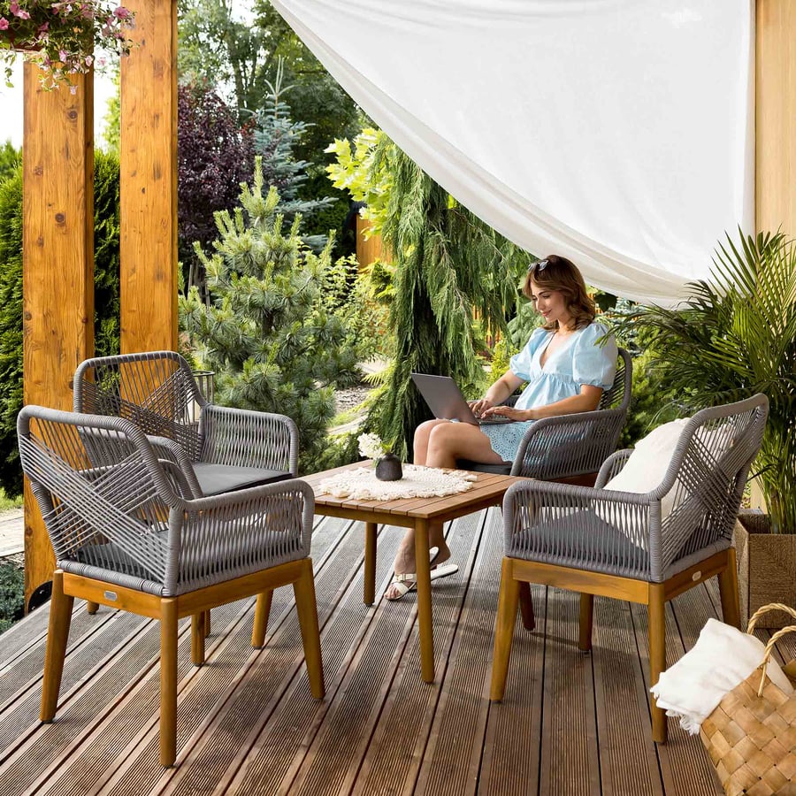 Zestaw mebli ogrodowych PIAGO D - 9