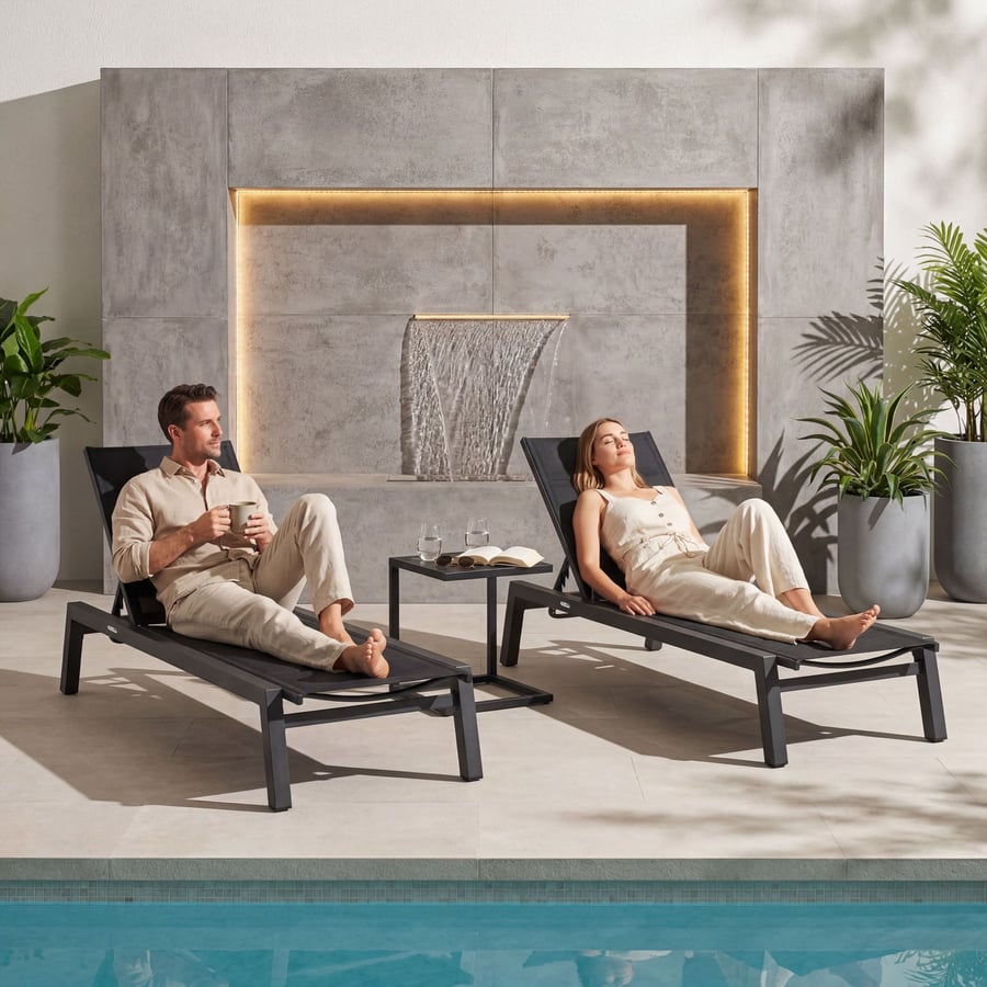 Leżak ogrodowy ERICE DV-187ASL - 7