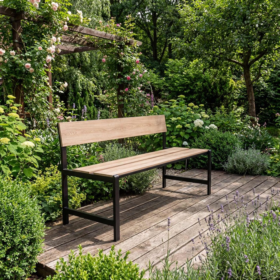 Ławka ogrodowa 130 cm ITRI DV-1 - 7