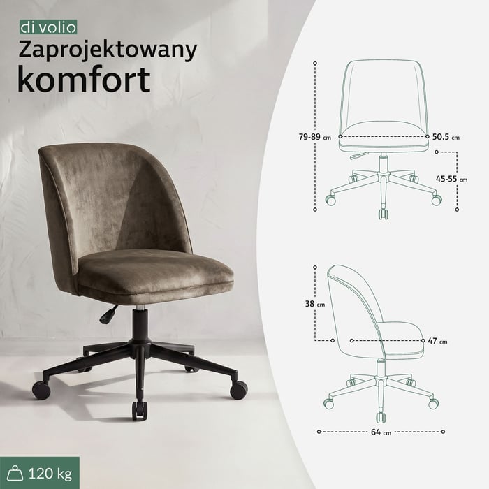 Zgrabna, dopracowana forma Fano brązowy nadaje mu nowoczesny wyraz