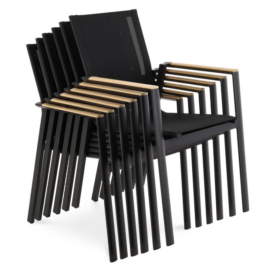 Zestaw 6 krzeseł ogrodowych DV- - 9