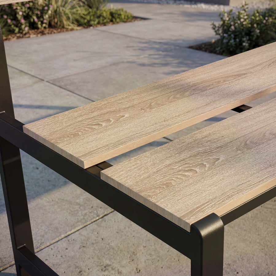 Ławka ogrodowa 130 cm ITRI DV-1 - 4