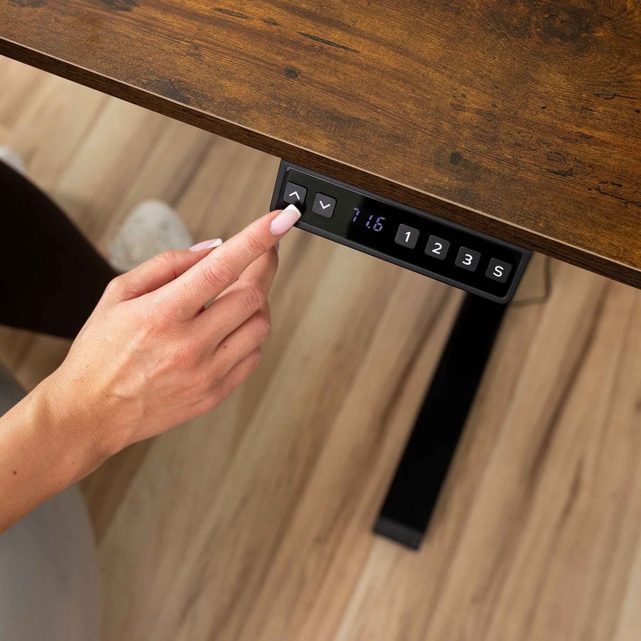 Biurko 120 i 140 brązowe - 4