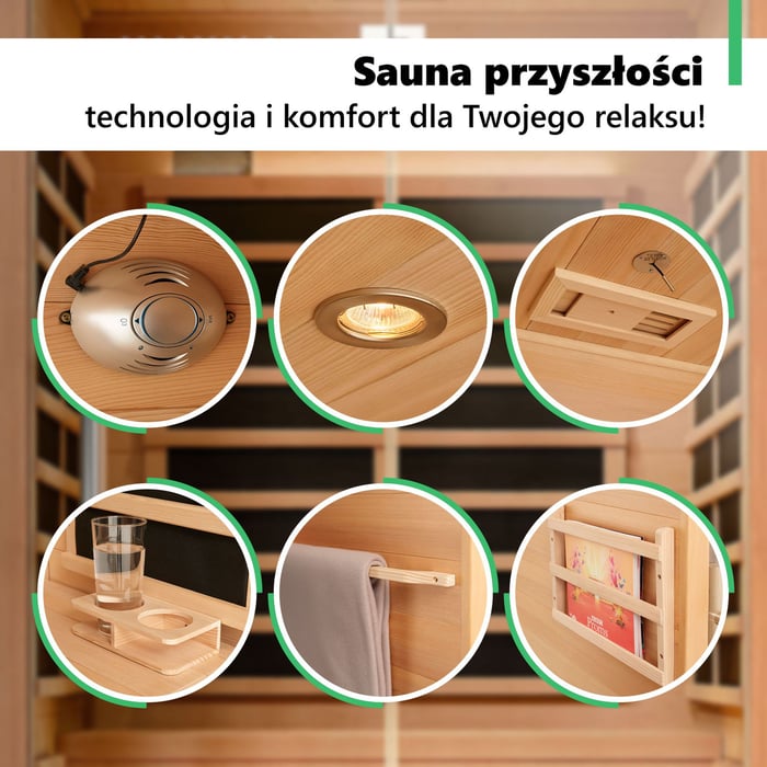 Sauna Kuhmo III – bogate wyposażenie