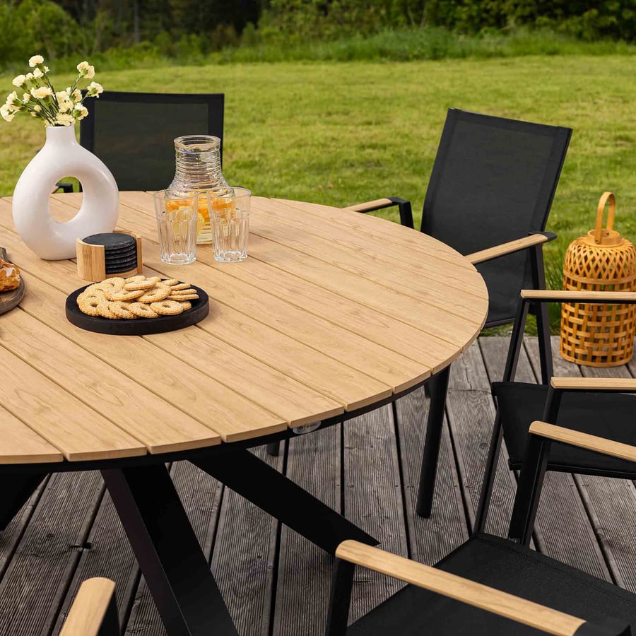 Stół ogrodowy okrągły 150cm DV- - 3