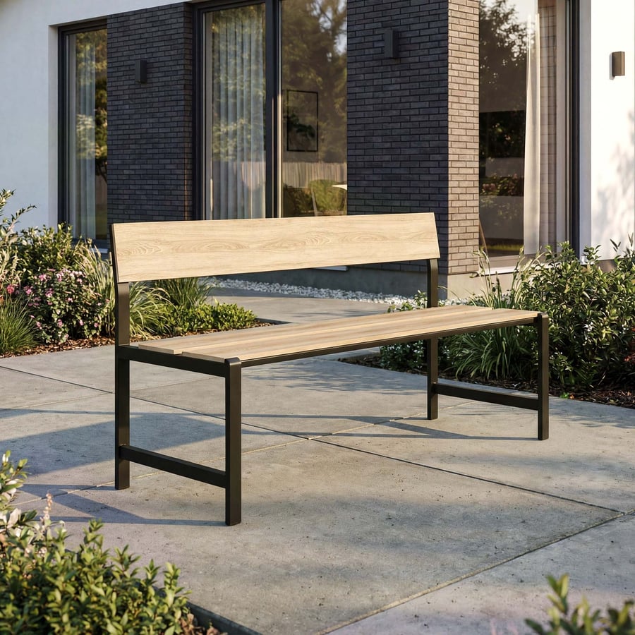 Ławka ogrodowa 130 cm ITRI DV-1 - 8