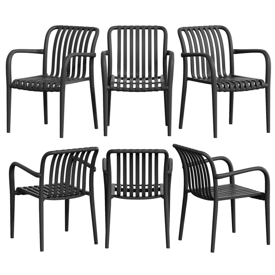 Zestaw 4 krzeseł ogrodowych CAR - 8