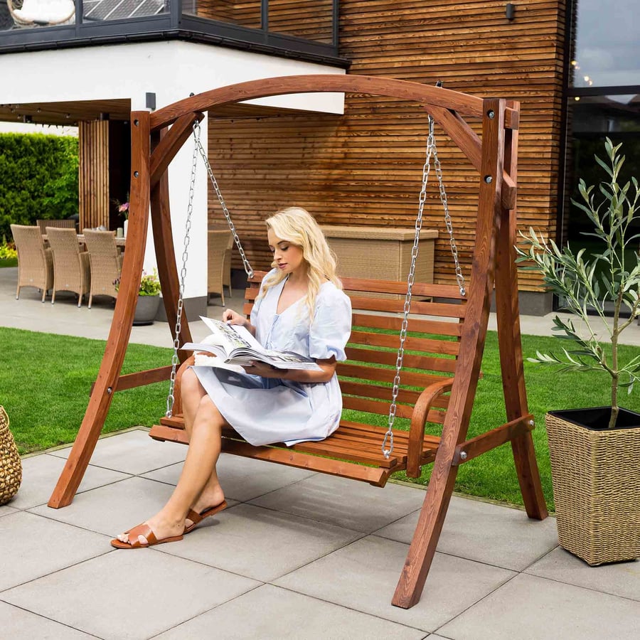 Huśtawka GRINO DV-104SW - Brązo - 7