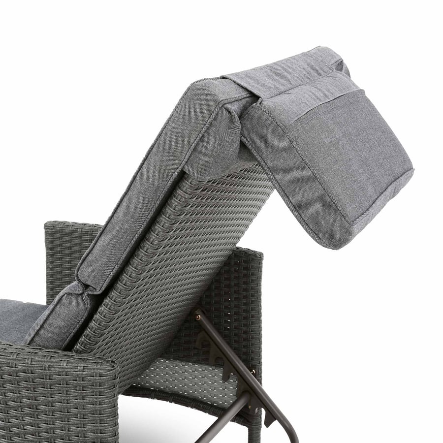 Leżak ogrodowy rattanowy BRESO - 10