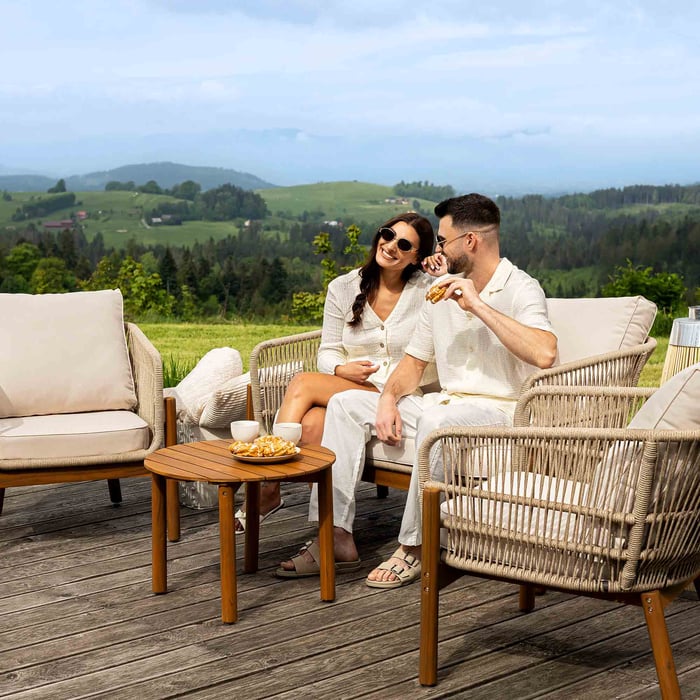 Nábytok Deli sa vyznačuje precíznosťou spracovania a odolnosťou použitých materiálov.