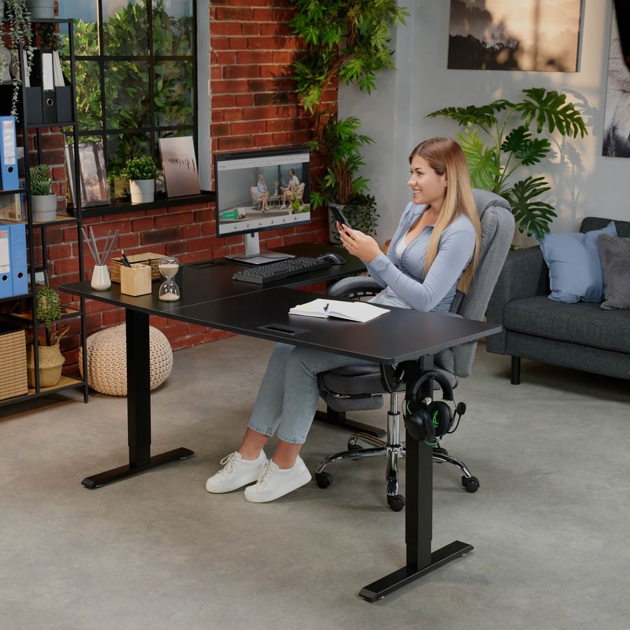 Biurko narożne regulowane (ZW-S - 1