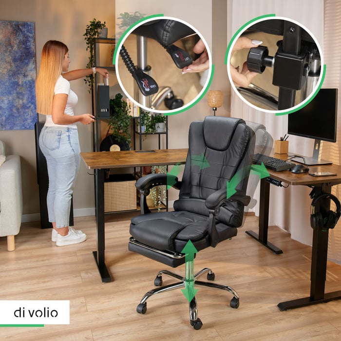 Kreslo Baldo sa vyznačuje pokročilým nastavovacím mechanizmom
