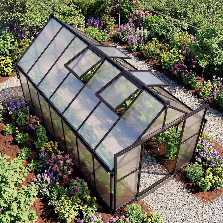 Szklarnia ogrodowa 429x244x230c - 4