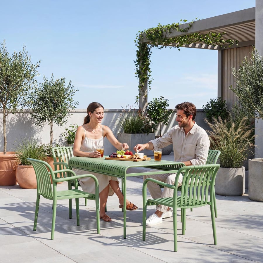 Stół ogrodowy 130cm MALIO DV-18 - 2