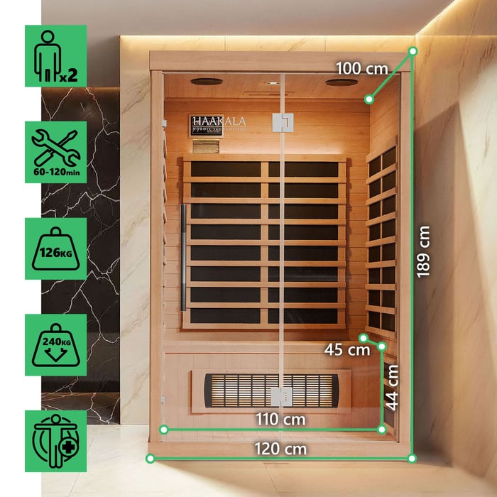 Infrasauna Kuhmo II v sebe spája modernú technológiu, estetický dizajn a jedinečné zdravotné výhody.