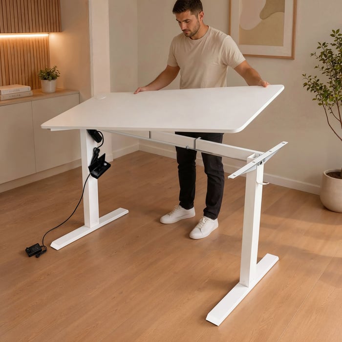 Za každým ergonomickým elektrickým stolom stojí správny rám.