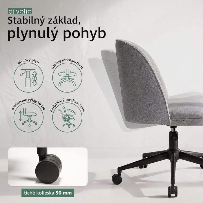 Pevná základňa Fano je zárukou stability. 