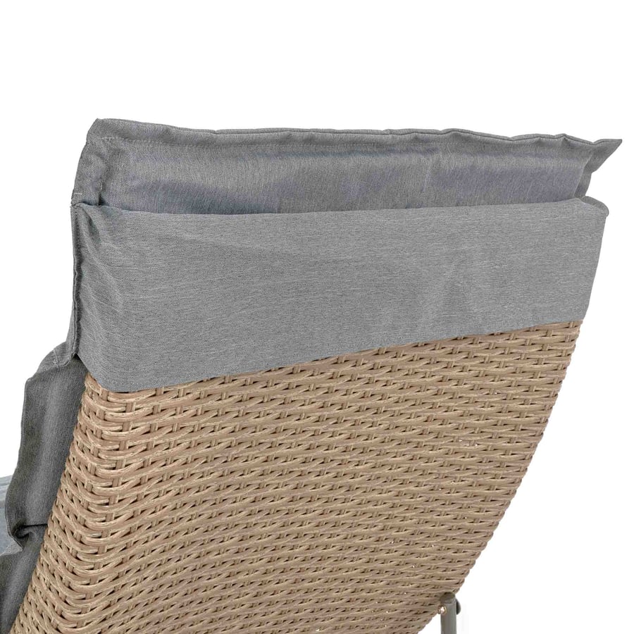 Leżak ogrodowy rattanowy CIAMPI - 11