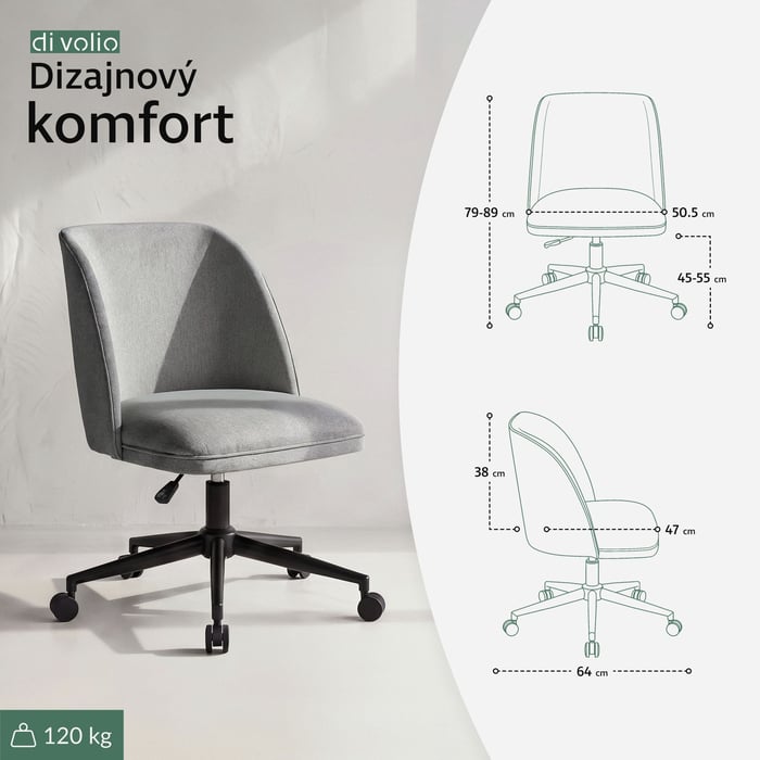 Ergonomické kancelárske kreslo Fano je klasický model navrhnutý s dôrazom na pohodlie a estetiku.