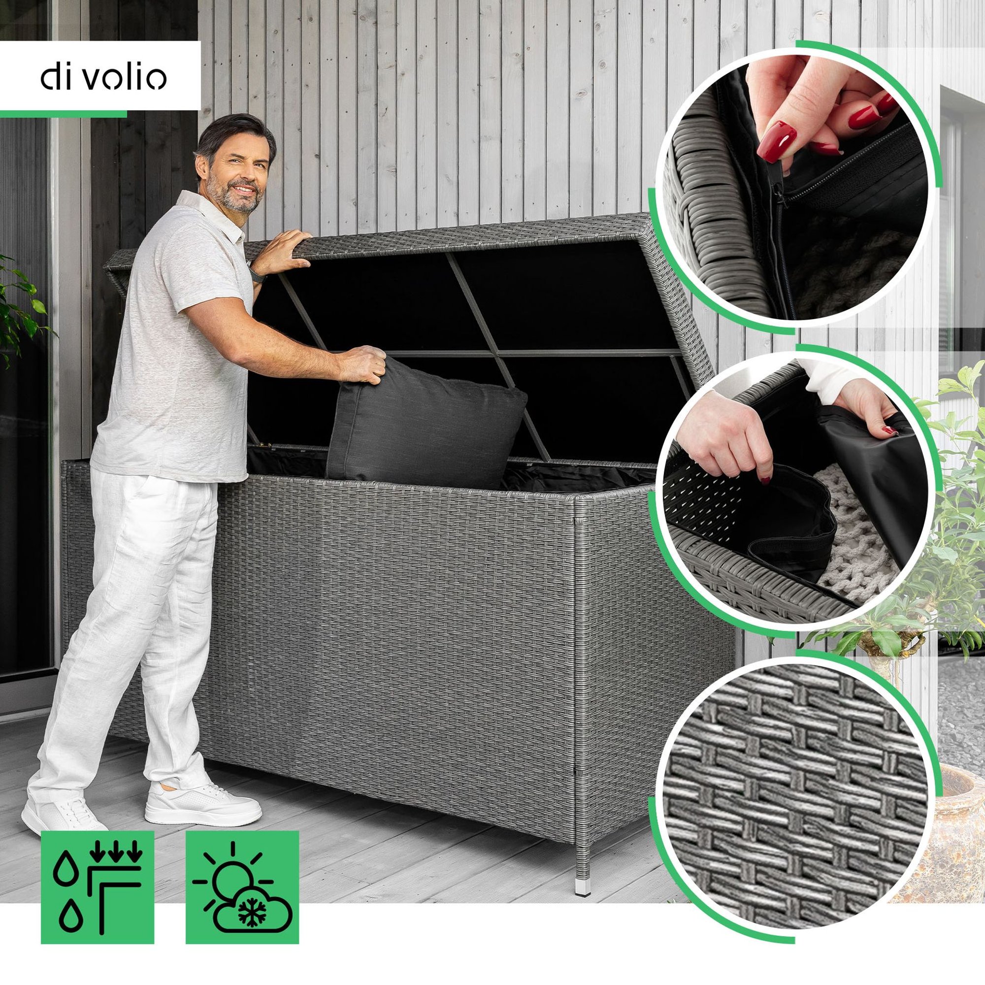 Jednou z charakteristických vlastností záhradnej debny Belia 