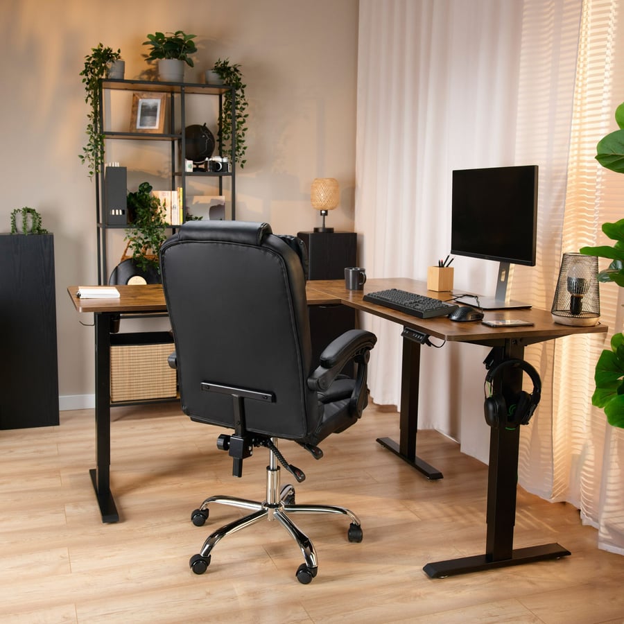 Fotel biurowy Baldo - Czarny (N - 4