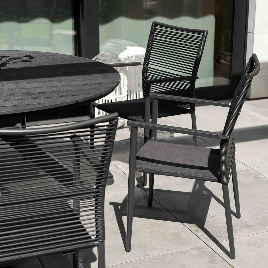 Zestaw mebli Ottana 8+1 - round - 5