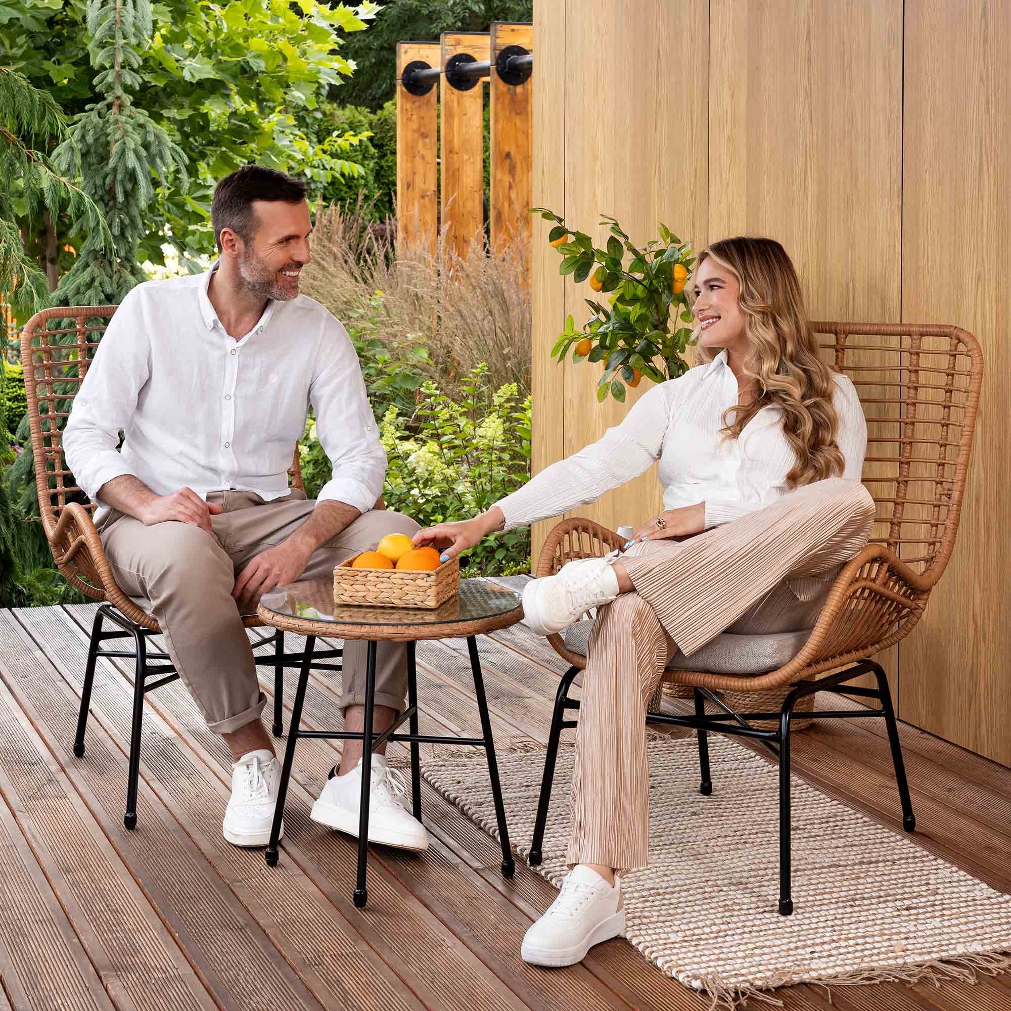 Záhradný nábytok Sorrento sa vyznačuje dokonalým spracovaním a odolnosťou použitých materiálov.