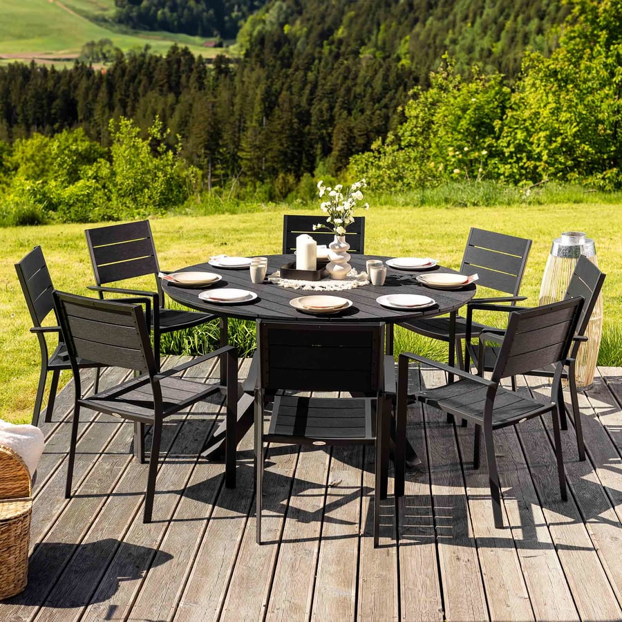 Zestaw mebli Osimo 8+1 - round - 4