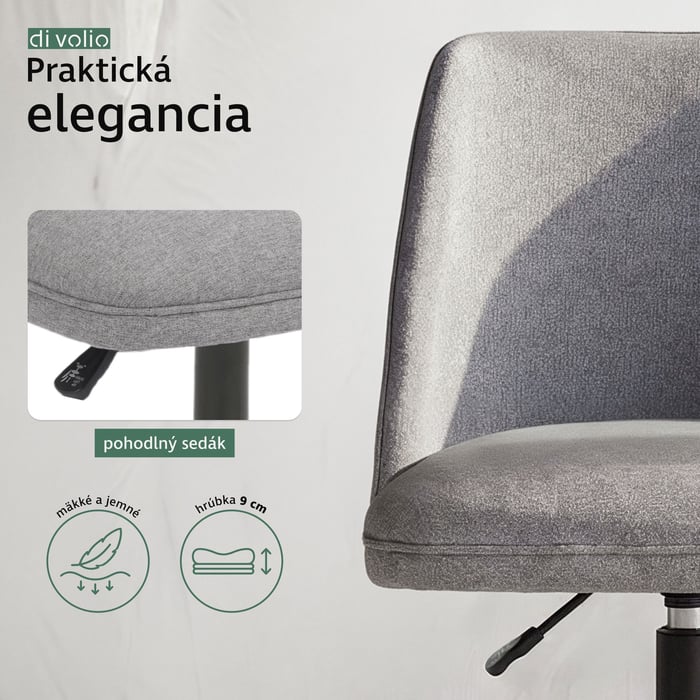 Sedák aj operadlo sú vyplnené penou s vysokou hustotou