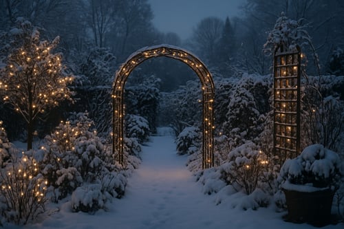 Osvetlenie záhrady v zime: ako vytvoriť útulnú atmosféru počas dlhých nocí a tmavých večerov
