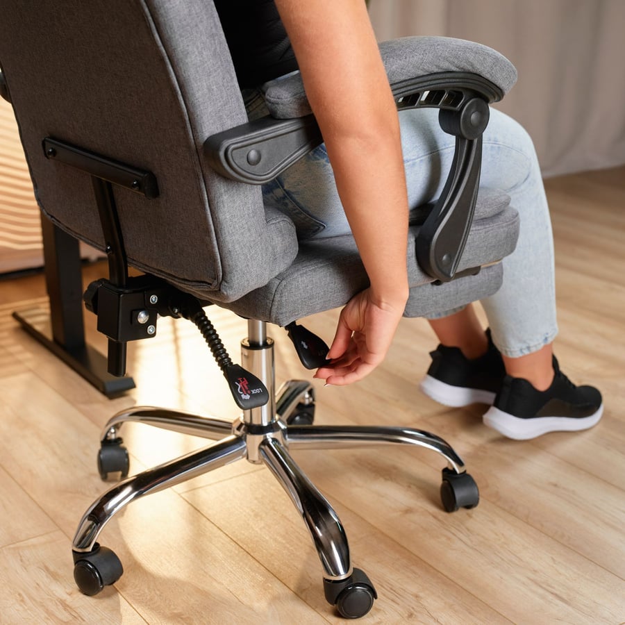 Fotel biurowy Baldo - Ciemnosza - 5