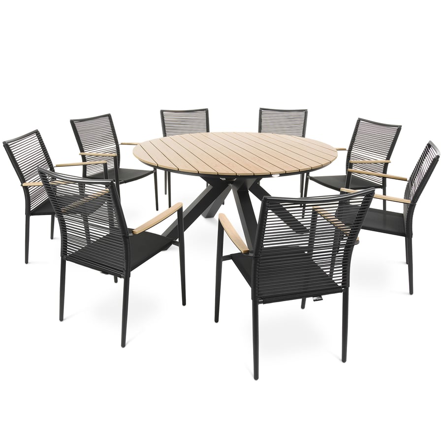 Zestaw mebli Orvieto 8+1 - roun - 5