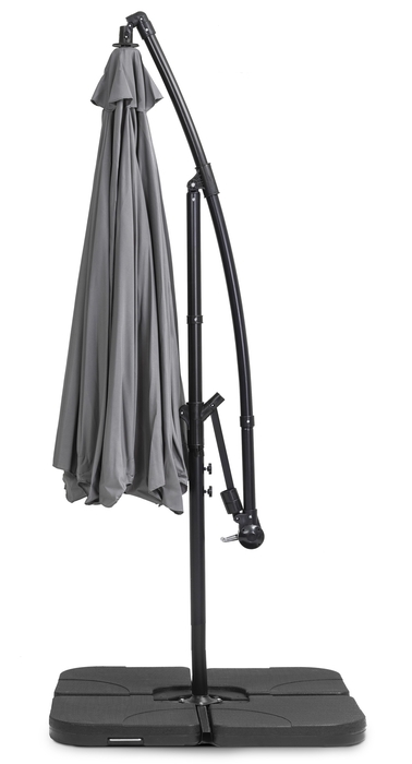 Slnečník je vybavený&nbsp; kľukovým mechanizmom. Nezabudnite zložiť slnečník, ak ho nepoužívate a nerozkladajte ho počas silného vetra.