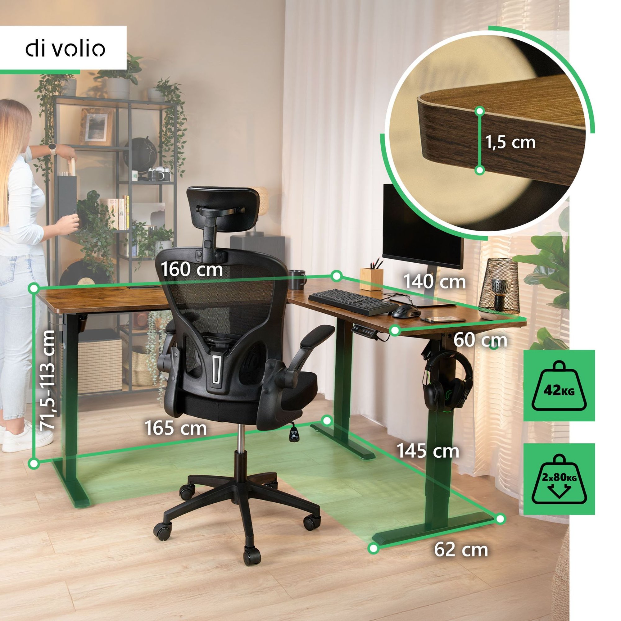 Rohové prevedenie stola Montaro je skvelý spôsob