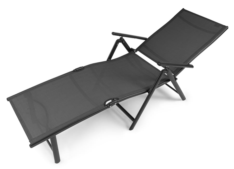 Leżak ogrodowy z aluminiową ram - 6
