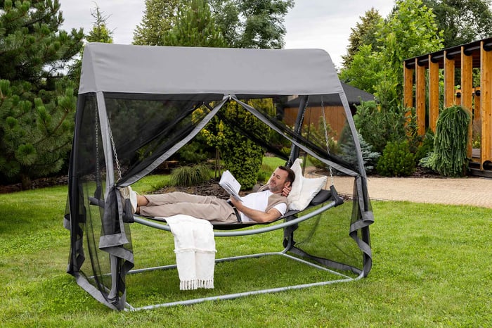Hojdacia sieť Treviso je kus nábytku určený pre pokojnú a pohodlnú relaxáciu v záhrade. 
