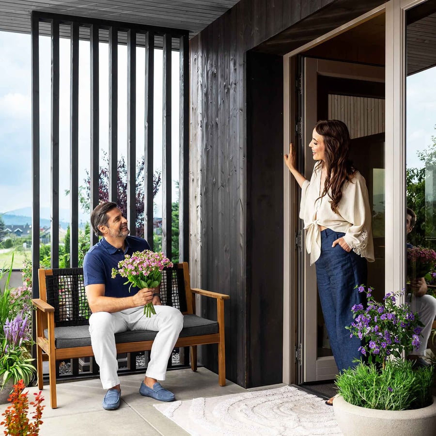 Ławka ogrodowa 120cm TERACINA D - 4