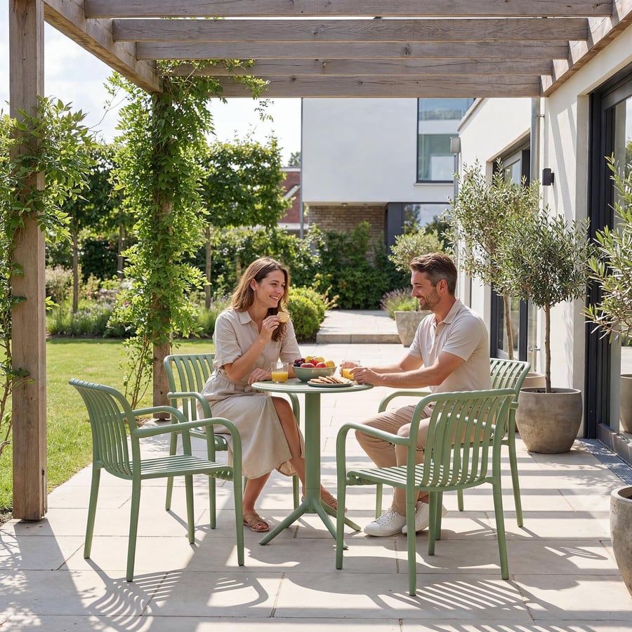 Stół ogrodowy okrągły 60cm DEGO - 6