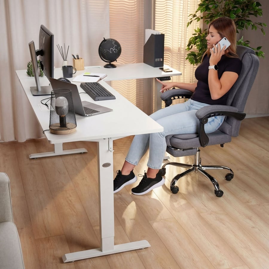 Biurko narożne regulowane 192x1 - 1