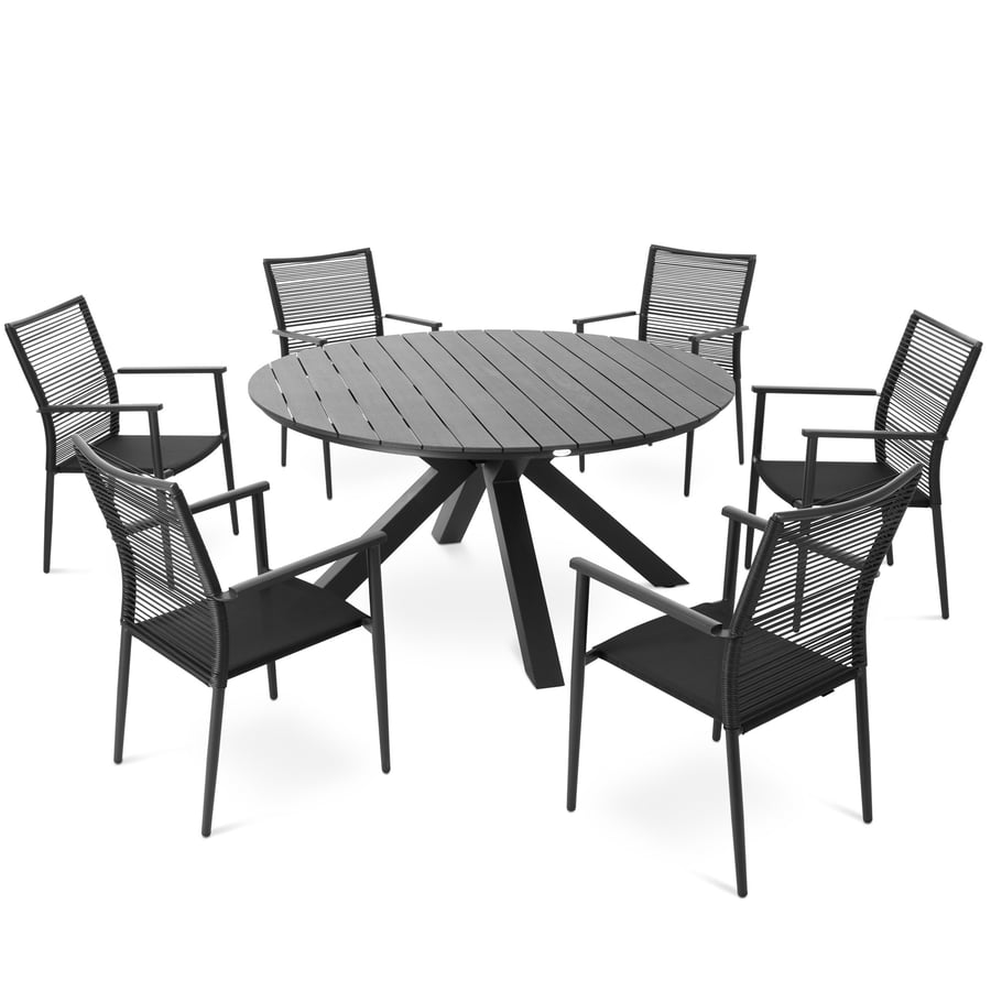 Zestaw mebli Ottana 6+1 - round - 6