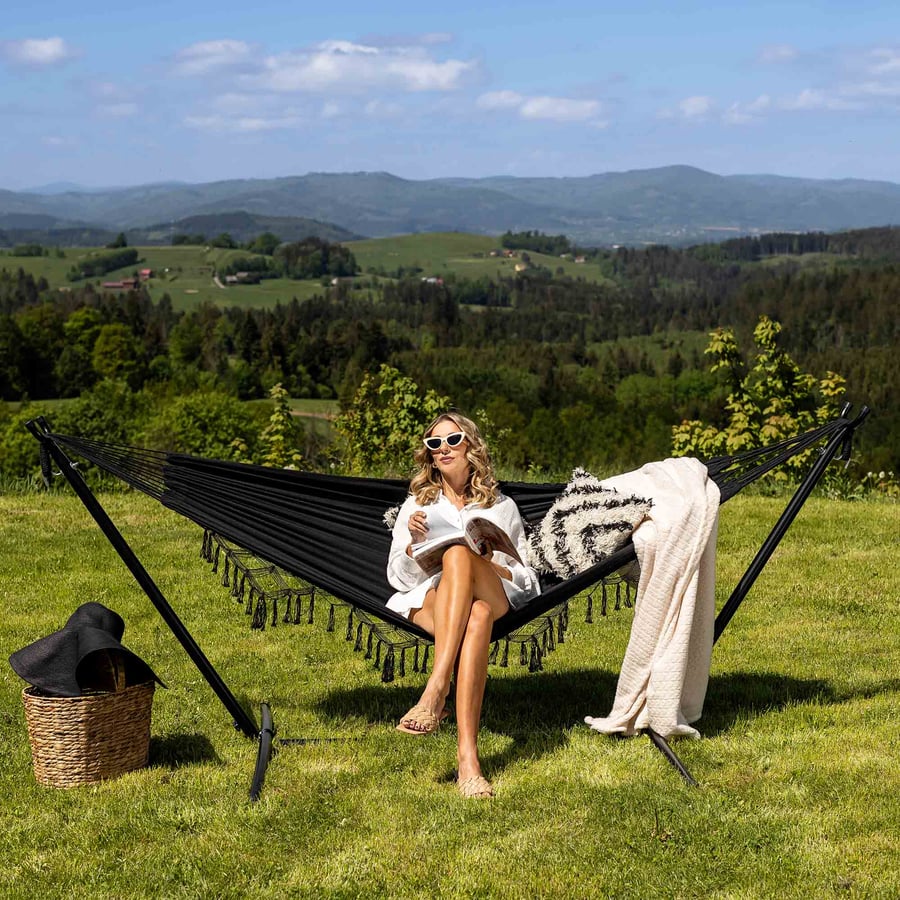 Hamak ogrodowy Bari kremowy DV- - 3