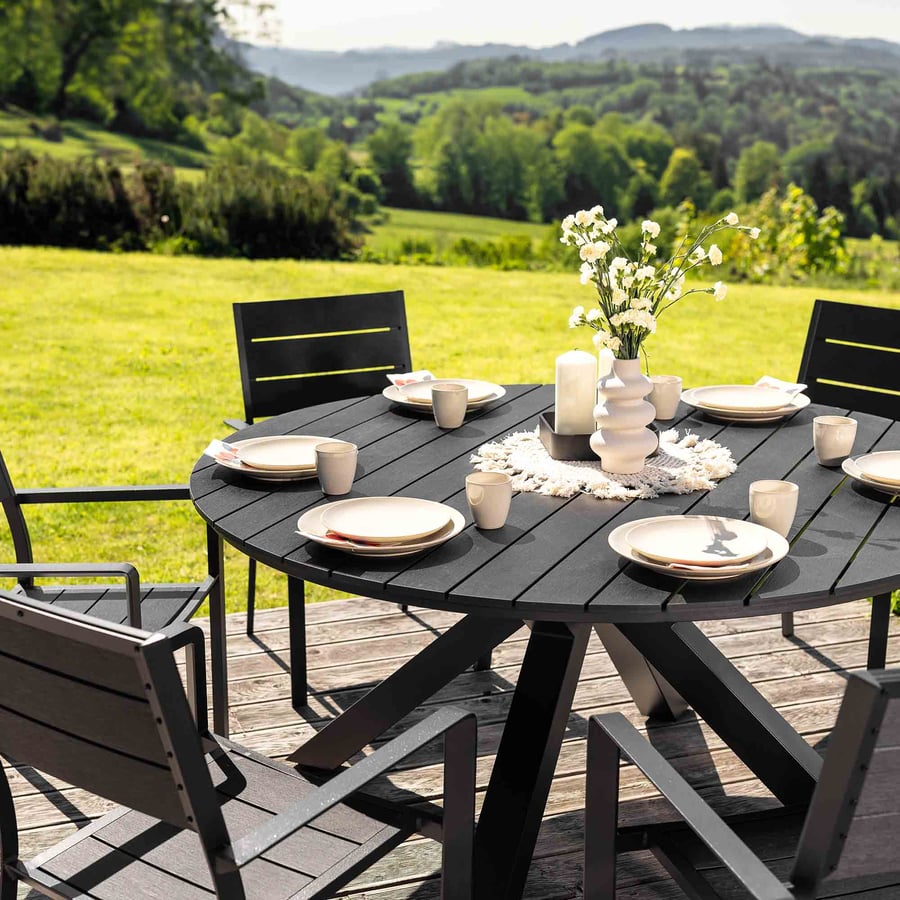 Zestaw mebli Osimo 6+1 - round - 5