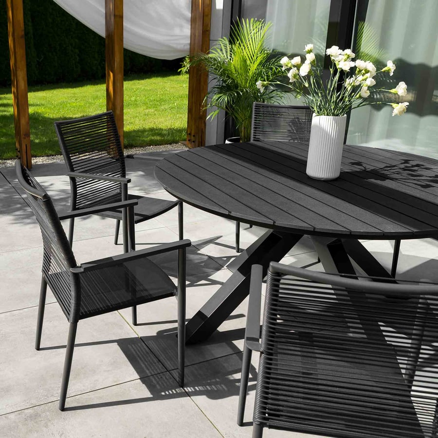 Stół ogrodowy okrągły 150cm DV- - 1